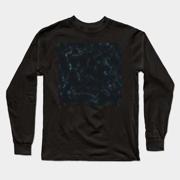 Deep ocean waves Long Sleeve T-Shirt by Pressia